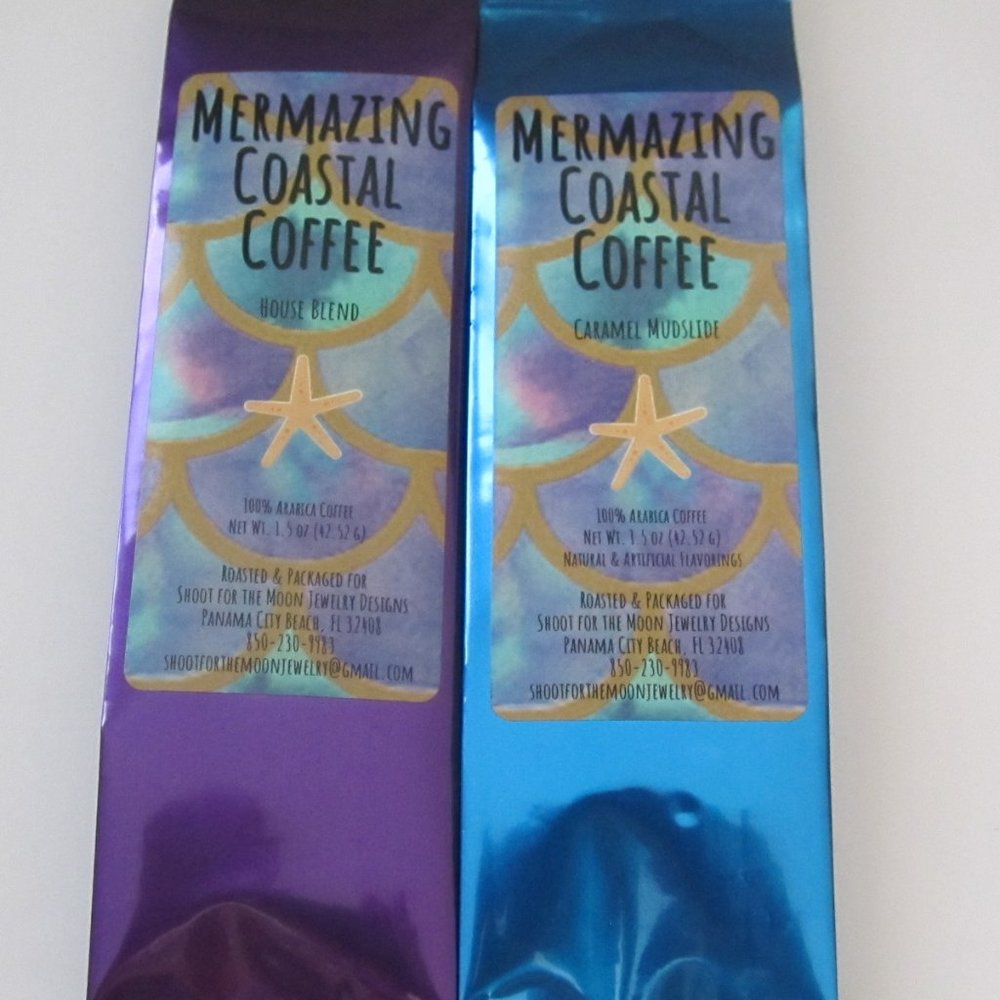 2  bags  of  Mermazing  Coastal  Coffee